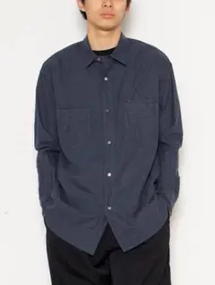美品✨️グラフペーパー STEVENSONS MILITARY SHIRT 2紺 - メルカリ