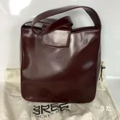 BREE ブリー ショルダーバッグ レザー バーガンディ ワインレッド 型押しのサムネイル