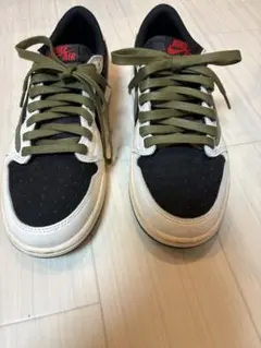美品 24㎝ Travis Nike Jordan 1 Medium Olive - メルカリ