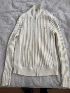 トミー　メンズ　リブニット　ジップアップ　セーターS 海外