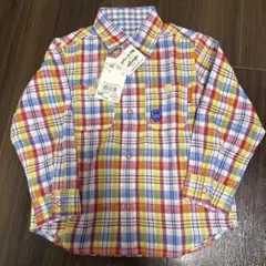 ［新品］ミキハウス⭐︎リバーシブルシャツ⭐︎サイズ100