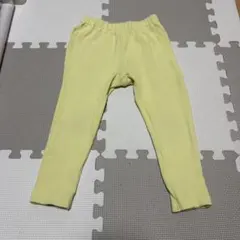 BREEZE リブレギンス 100cm イエロー