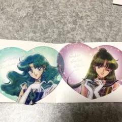 セーラームーン ハート型グリッターカードセット