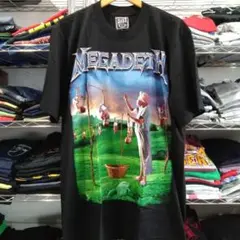 ラスト1枚 メガデス 両面プリント バンドＴシャツ XL