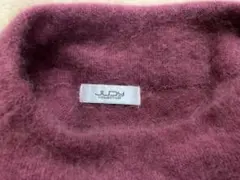 JUDY COLLECTION バーガンディ 長袖ニット