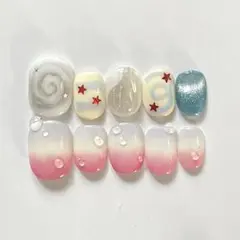 ネイルチップニュアンス海ぷっくりアザラシごまちゃん貝903 - メルカリ