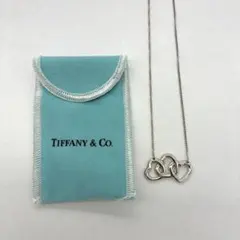 極美品】ティファニー　ネックレス　トリプルオープンハート　シルバー925