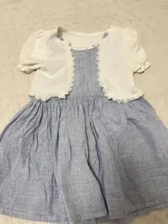 H&M ノースリーブワンピース 92cm とボレロ