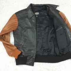 希少 カナダ製◎レザージャケット シングルライダース 本革 90s ヴィンテージ
