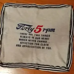 45rpm 非売品クッションカバー