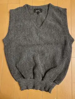 A.P.C. ニットベスト グレー M レディース