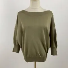 新品 Zootie ズーティー ニット トップス ドルマンスリーブ ボートネック