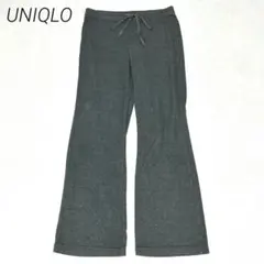 ユニクロ　ヒートテックパンツ　グレー　L ウエストゴム　ワイド　リラックス