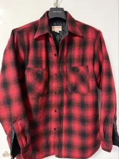 美品【中綿入り】SUGAR CANE✨オンブレチェックシャツ✨シュガーケーン