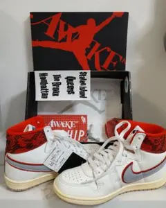 新品NIKE JORDAN AIR SHIP Awake NY 23.5cm 赤のサムネイル