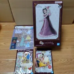 一番くじ　ディズニープリンセス　ドリーミングフラワーズ　A賞ベルフィギュア他