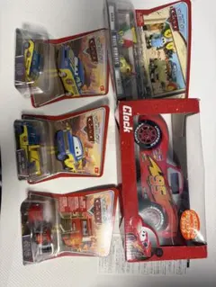 カーズ マテル ミニカー＋プロジェクタークロック グッズ まとめ売り カーズ マテル ミニカー＋プロジェクタークロック グッズ まとめ売り