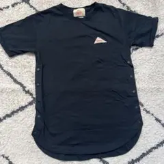 KELTY 黒 Tシャツ ボタン付き
