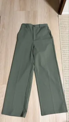 GU オリーブグリーン スラックス M
