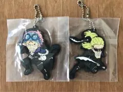 ワンピース　ラバーストラップ　コビー＆ヘルメッポ