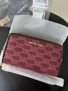 MICHAEL KORS　マイケルコース　MK　シグネチャー　ピンク 長財布