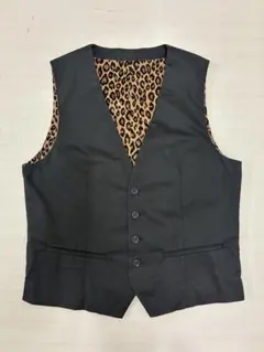 ベスト　豹柄　レオパード　RALEIGH ラリー　シドヴィシャス　ロカビリー