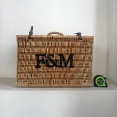 F & Mフォートナム&メイソン ハンパー バスケット ピクニック ウィッカー