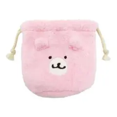 ちいかわ フェイス巾着（くまさんポシェット）