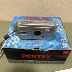 【防水カメラ】Pentax Optio W20 シルバー　スマホ転送OK Amazon | PENTAX Optio W20 シルバー 防水・防塵/700万画素