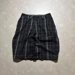 y2k archive checked wide half pants y2kのサムネイル