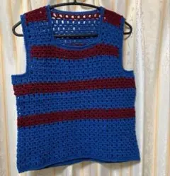 【新品】ハンドメイド　ベスト