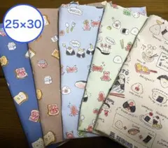 ★人気のランチマット５枚組★25×30 男の子女の子