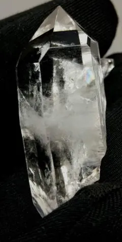 希少　レインボー入り　アメリカ　アーカンソー産　水晶クラスター　原石