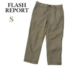 FLASH REPORT チノパンツ ベージュ S レディース