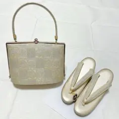 神田胡蝶　和装バッグ　草履　セット　フォーマル　金銀　礼装　未使用品 2026年最新】神田胡蝶 バッグの人気アイテム - メルカリ