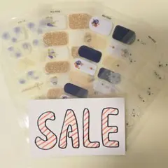 ※セール　ネイルシール4枚セット　S