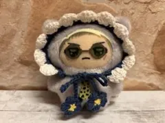 ちみけもマスコット　ぬい服 ぬい帽子　ボンネット　深青のサムネイル