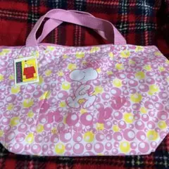レトロ　スヌーピー ミニトートバッグ