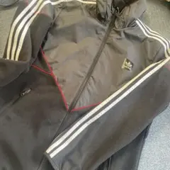 adidas サイズO フリースナイロンジャケット