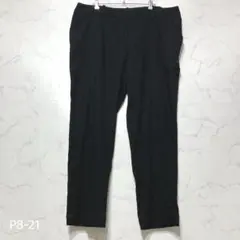 WORTHINGTON テーパードパンツ 2XL 黒 ジオメトリック ゆったり