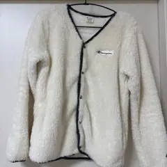 Champion フリースジャケット MEDIUM ホワイト