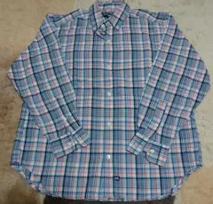ポロ　ジーンズ　ラルフローレン　長袖　チェック　シャツ　150　日本製