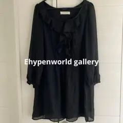Ehypenworld gallery ブラック長袖チュニック