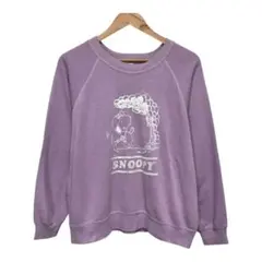 70s SNOOPYスヌーピー　ビンテージラグランスウェットトレーナー　USA製