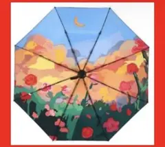 ✨新品✨日傘 折りたたみ傘 花柄 完全遮光 晴雨兼用 UVカット 軽量 派手