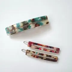 ヘアアクセサリー/バレッタ3点セット