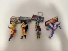 ドラゴンボール　 キーホルダー　悟空　ブロリー　ラディッツ　クウラ　4個セット