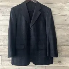 BURBERRY LONDON カシミヤ混シャドーチェックジャケット M～L美品