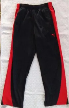 PUMA ジャージパンツ 140サイズ 黒/赤
