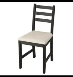 IKEA LERHAMN 黒 ダイニングチェア 4脚セット 一枚板風 ダイニングセット 5点セット 120×80 4人掛け ラパン テーブル